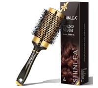 Cepillo Redondo - SHINLEA Cepillo para el Pelo Rizado Cepillo Desenredante para Mujeres, Cepillo Para Secar el Cabello con Secador Para Peinar, Alisar y dar Brillo (53MM)