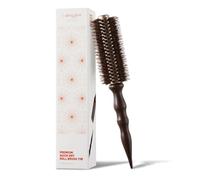 Cepillo redondo térmico profesional para secado por soplado, cuerpo de aluminio y pasadores de nailon, estilo preciso con calor y volumen máximo, ligero