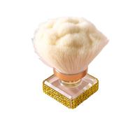 Cepillo removedor de flores de cristal acrílico para manicura, cepillo de limpieza de polvo para arte de uñas, cepillo de maquillaje brillante para tecnología de uñas, polvo acrílico y esmalte de gel