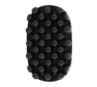 Cepillo rizador de goma, no absorbente, herramienta de peinado lavable con material de goma suave para cabello afro (diente pequeño)