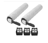 Cepillo Rodillo, Filtro HEPA, Compatible con Proscenic F10 Ultr Accesorio for Aspiradoras en Seco y Húmedo piezas de repuesto(2 Rollers 3 Hepas)