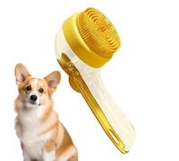 Cepillo Scrubber de baño para perros Pet Peine Lavado Gatos con Spray | Cepillo de lavado para perros con mango largo y suave para acondicionador, suministros de lavado de mascotas, viajes, casa