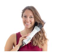 InnovaGoods Dryple Cepillo de Pelo 3 en 1 Secador/Moldeador/Rizador 550W