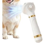 Cepillo secador para mascotas Peine De Aseo Que Elimina Pelo Suelto En | Soplador Para Cachorros Con Temperatura Ajustable & Cepillo Con Púas Para Hogar Apartamento Viaje Rutina Diaria Du