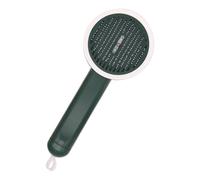 Cepillo Slicker para gatos, peine de aseo para gatitos con botón | estrecha anti-deslizante, función UV con botón eyector para baño y viaje
