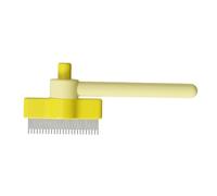 Cepillo Slicker para perros, herramienta de desenredado de rotación de 180°, 20 x 8 cm, cepillo de pelo para cachorros, accesorio de peine de aseo, diseño de agarre cómodo, para profesionales ocupados