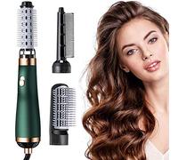 Cepillo soplador 3 en 1 para secador de pelo y volumen, cepillo de aire caliente negativo Ion multifuncional, cepillo alisador térmico para alisar, secar, rizar y peinar el cabello