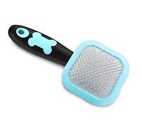 Cepillo suave para mascotas para una limpieza suave y desprendimiento, ideal para perros pequeños como Yorkshire Terriers, caniches, cachorros, también para conejos y gatos