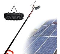 Cepillo Telescópico Extensible Con Agua Para Limpiar Ventanas, Kit De Limpieza De Paneles Solares, Cepillo Hidráulico Extensible Con Rasqueta Para Ventanas De Pisos Superiores, Invernadero, 10,8 M (3