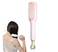 Cepillo telescópico para el cabello, peine de masaje para mujer, cepillo de cabello con cerdas de nailon flexibles, tecnología nano iónica resistente al calor para rizar profesionalmente, estilo