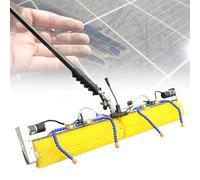 Cepillo telescópico para Limpieza de Paneles solares de 7/8 m, Sistema automático de alimentación de Agua de Fibra de Carbono, Doble Uso para Vidrio y Paneles solares, he