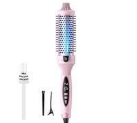 Cepillo Térmico,Cepillo Rizador Iónico de 38mm Calentado,8 Ajustes De Temperatura,Cepillo Redondo Para Pelo Caliente,Para Crear Rizos Naturales