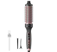 Cepillo Térmico,Cepillo Rizador Iónico de 38mm Calentado,8 Ajustes De Temperatura,Cepillo Redondo Para Pelo Caliente,Para Crear Rizos Naturales