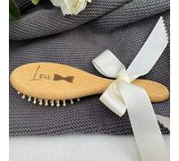 Cepillo Y Peine De Madera Personalizados Para Recién Nacidos, Cepillo De Pelo Personalizado Para Bebés Con Nombre Grabado, Regalo De Baby Shower(Massage brush)
