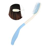 Cepillo y peine suave de mango largo, Cepillo de peine y mango largo Cepillo de pelo peine de manija larga Cepillo ergonómico de peine largo antideslizante(Hair Brush)