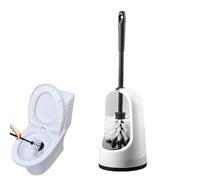 Cepillo Y Soporte De Inodoro - Bristle De Inodoro De Silicona Brújula, Conjunto De Limpieza De Baño Compacto | Limpieza En Profundidad Sin Tapa, Soporte De Ventilación De Secado Rápido, Bros