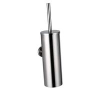 ＡＷＨＡＯ Cepillo Y Soporte para Inodoro Fabricados en Acero Inoxidable 304, con Cerdas Extraíbles para Una Limpieza, plateado cepillado, tal como se describe