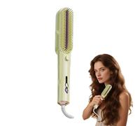 Cepillos alisadores para mujeres - Peine alisador iónico para cabello suave - Cepillo térmico de seguridad antiquemaduras para viajes y viajes