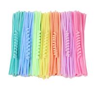 Cepillos artesanales, cepillos de chenilla de colores de 300 piezas, cepillos gruesos arcoíris, bastones de peluche para artes y manualidades, decoración