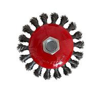 Cepillos cónicos, 100 mm, cepillos de alambre, amoladora angular Flex VaGo 24x