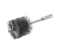 Cepillos de alambre Cepillo de alambre for taladro eléctrico con vástago hexagonal de 1/4" de acero inoxidable trenzado for limpieza de orificios(12mm Continuous End)