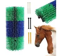 Cepillos de aseo para ganado, cepillo de masaje completo para caballos, ganado, ovejas y cerdos, alivia la picazón y calma las emociones