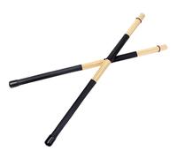 Cepillos de batería, baquetas de bambú de 16 pulgadas, 1 par de baquetas antideslizantes para jazz, folk, actuaciones en locales pequeños y acústicas..