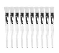 Cepillos de belleza, 10 piezas de cepillo de máscara facial de pelo de fibra fina cepillo de máscara facial suave DIY herramienta de cuidado de la piel para limpiador