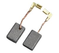 Cepillos de carbón para taladro atornillador lijadora sierra compatible con amoladora angular Makita GA4034 GA4534 GA4530 GA5034 GA5030 JS1000 para Vitrex 850 de 6 × 9 × 13,5 mm