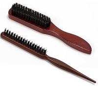 cepillos de cerdas de jabalí, Cepillo para moño Elegante, Mango de Madera, Cepillo para el Pelo, Cepillo para Barba para Hombres