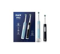 Cepillos de Dientes Eléctricos - ORAL-B - Pro Series 1 - 2 Cabezales de Limpieza 3D - Azul y Negro