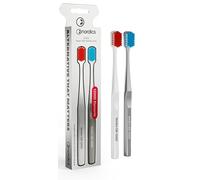 Cepillos de dientes ultra suaves para adultos con 12.000 filamentos - Paquete doble