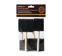 Cepillos de Espuma para aplicar Tinte, Pintura, Manchas, Barniz y Aceite a la Madera. Juego de Cuatro Piezas