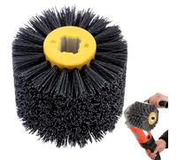 Cepillos de lijado: 80 granos, 120 x 100 mm, cepillo de nailon, cepillo de nailon adecuado para máquina de saturación, rueda de alambre, cepillo de lijado, cepillo de cerdas, cepillo de grano de