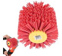 Cepillos de lijado: grano 80, 100 mm de ancho - 120 mm de diámetro | rodillo de lijado adecuado, cepillo de nailon para máquina de saturación, cepillo de lijado rojo, cepillo de cerdas para lijar,