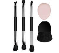 Cepillos de maquillaje - ABS de aluminio 8 x 10,8 cm | Juego de brochas cosméticas, 8 piezas Soft Bristles Makeup Tools | Eyeshadow Blush Concealer Brushes For Women Girls Travel Office Party Wedding