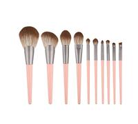 Cepillos de maquillaje de 10 piezas Juego de sombras de ojos cosméticas Foundation Foundation Blending Blending Beauty Mape Up (E)