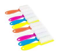 Cepillos de matorrales de uñas de 10 PCS Pro Clavas de uñas de la uña de la uña con el cepillo de uñas de color largo