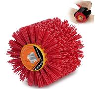 Cepillos de nailon # 120 de grano | 120 x 100 mm cepillos de lijado | Cepillo para trabajar la madera | Cepillo para máquina de saturado | Cepillo de cerdas | Rueda de trefilado | Cepillo de grano