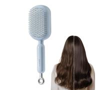 Cepillos de pelo para mujer | Autolimpiador retráctil | Peine desenredante de limpieza | Para cabello recto rizado grueso y largo seco peinado en casa ducha salón gimnasio viaje