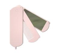Cepillos de pelo plegables con espejo de viaje, peine plegable para el pelo - Peineta plegable de viaje con espejo | peine con espejo de bolsillo, cepillo para desenredar para nadar, viajes