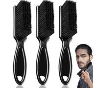 Cepillos de peluquería 3 cepillos de 5, 6 pulgadas herramientas de aseo colgantes de plástico con agarre cómodo para limpiar la recortadora de salón.