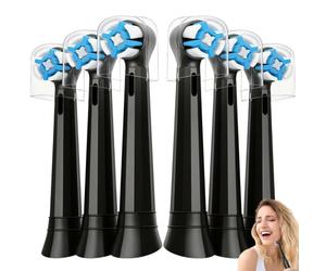 Cepillos de Repuesto Compatible con Oral B iO iO 2 3 4 5 6 7 8 9 10 | Cabeza Cepillo de dientes Eléctrico, Cepillos Eléctricos para Oral B iO 2 3 4 5 6 7 8 9 10,Pelo DuPont,6 Unidades