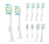 Cepillos de repuesto compatibles con el cepillo de dientes eléctrico Oclean, cabezales de cepillo de dientes eléctrico sónico, quitar la placa, cepillos DuPont, cerdas suaves, blanco, 10 unidades