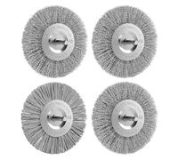 Cepillos de repuesto para limpiador de juntas TaskStar de 4 piezas, incluye 3 cepillos de alambre de acero y 1 cepillo de nailon, cepillo de juntas de 110 mm, accesorios para limpiador de juntas
