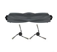 Cepillos de repuesto para robot aspirador MOVA S70 Ultra S70 Pro - Kit de rodillo principal de nailon y cepillo lateral para pelo de mascotas, suelos duros, alfombras, 3 piezas