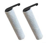 Cepillos de rodillo de repuesto para MIDEA GX6 GX6S GX6 Pro, paquete de 2 potentes acciones de fregado, fácil instalación, microfibra PP, ajuste exacto para lavadora de suelo, intercambio rápido sin