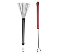 Cepillos de Tambor 2 Pack Percussion Brushes, Professional Wire Brushes, Jazz Drum Brushes, Percussion Drum Brushes