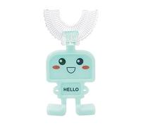 Cepillos Dientes Cepillo de dientes de silicona Cepillo de dientes de silicona Cepillo de dientes para niños en forma de U Cepillo Interdental Tepe Azul