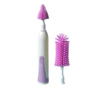 cepillos eléctricos para biberones | cepillos para biberones a prueba agua - Cepillo para pezones, limpieza 360°, 1200 mah, cepillo para biberón leche, cepillo para Dispra